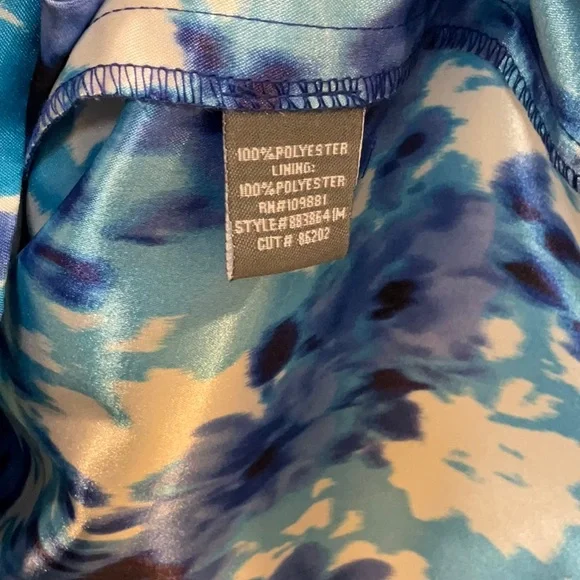 Donna Rocco Blue Floral Midi Dress - Picture 8 of 9